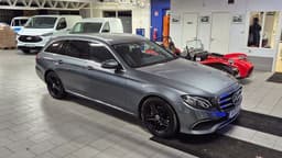 AKM405 · Mercedes-Benz E-Klass 2018 diesel-kombi skåp inifrån — Transport Bil Syd Skåne