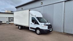 CMO569 · Ford Transit 350 2019 diesel-transportbil - flak instrumentpanel — Transport Bil Syd Skåne