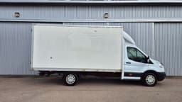 CMO569 · Ford Transit 350 2019 diesel-transportbil - flak däck och fälg — Transport Bil Syd Skåne