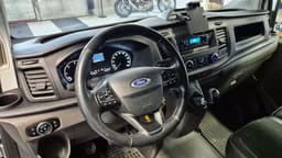 EFS05T · Ford Transit Custom 2022 diesel-transportbil - skåp från sidan — Transport Bil Syd Skåne