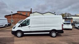 GZG73B · Ford Transit 350 2024 diesel-transportbil - skåp bakifrån — Transport Bil Syd Skåne