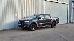 HBW90H · Ford Ranger 2020 diesel-pickup framifrån — Transport Bil Syd Skåne